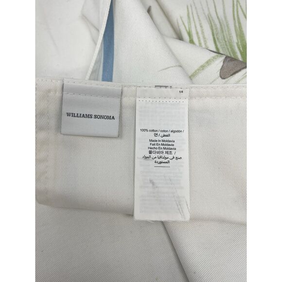 Williams Sonoma FLORAL MEADOW TABLE RUNNER 16x108” Easter Bunny Spring Garden - Picture 2 of 2